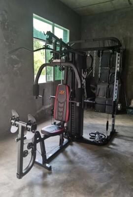 综合训练器锻炼视频教程_综合训练器使用_军霞十人综合训练器