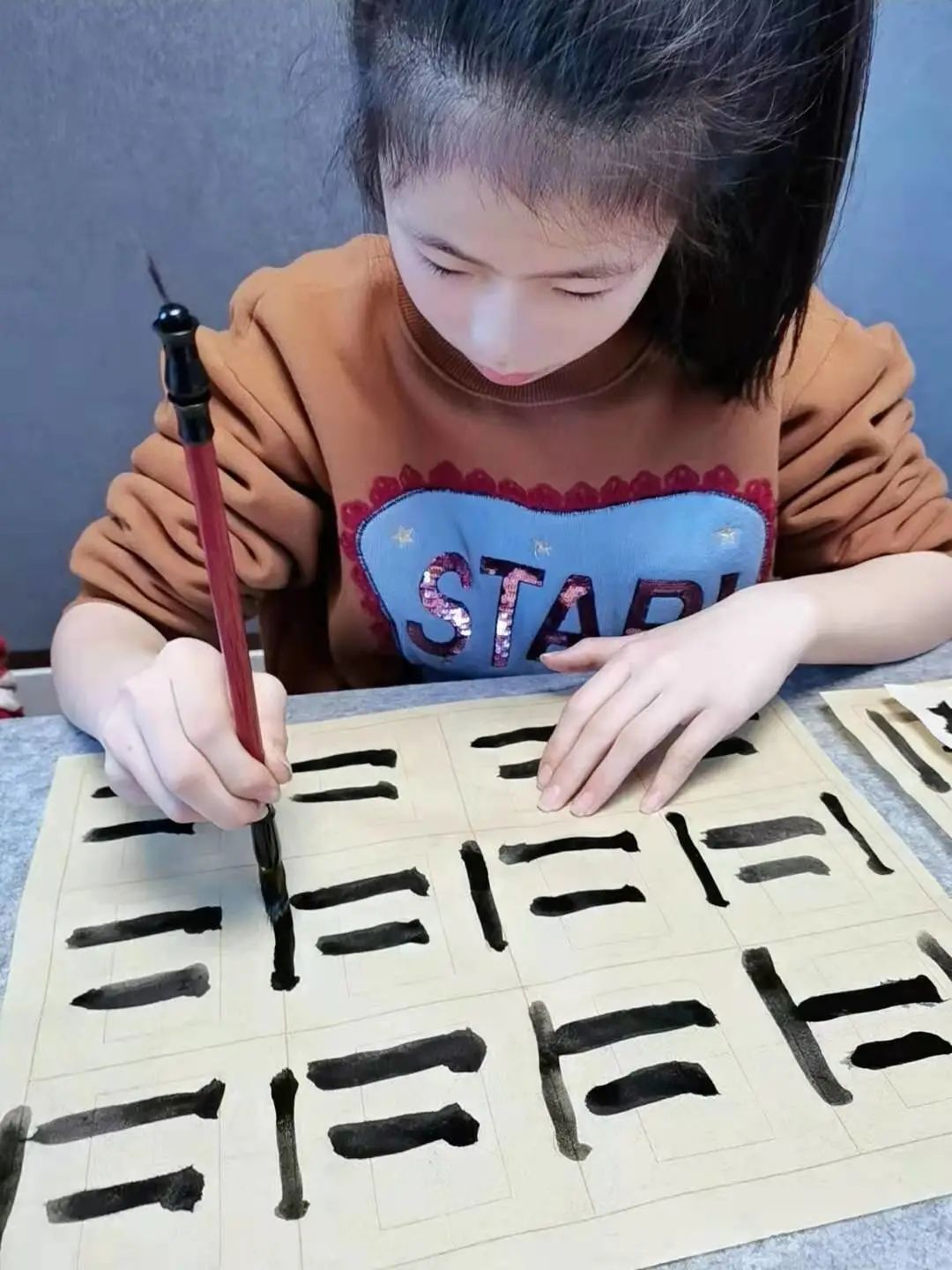 儿童书法练习_书法儿童_儿童书法基础