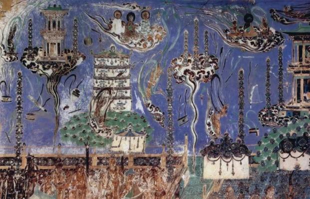 敦煌壁画崇高与优雅_敦煌壁画艺术美学风格_敦煌壁画特点