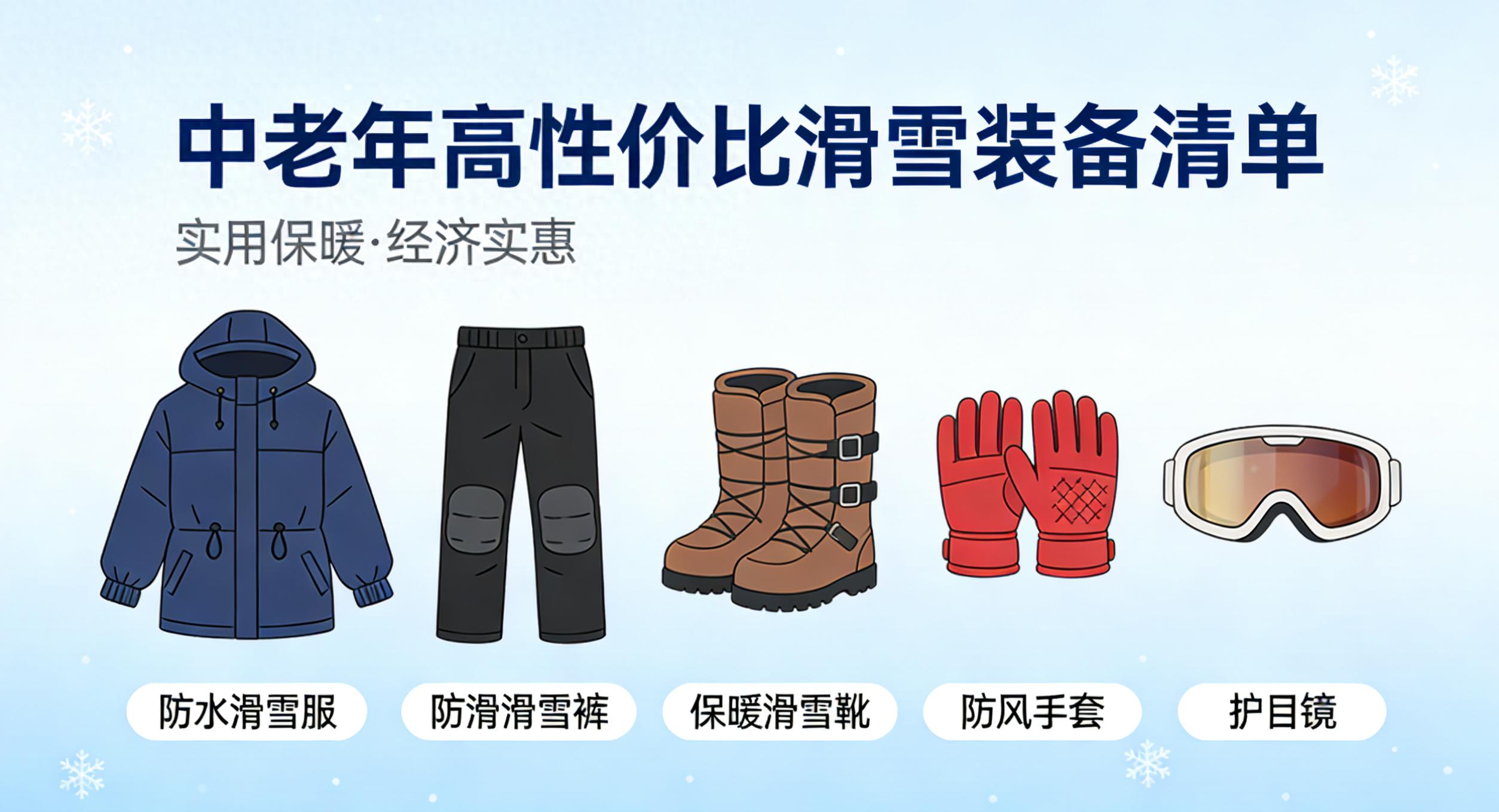 头盔护膝护肘推荐_健身手套什么比较好_中老年滑雪装备清单